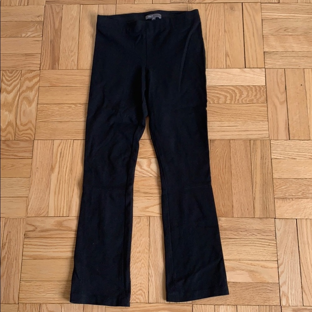 Vince Black Flare Stretch Pants
